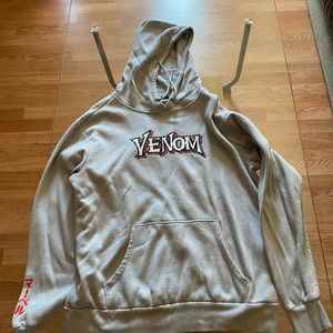 Marvel venom hoodie. Large with cool designs on the front, back and sleeves